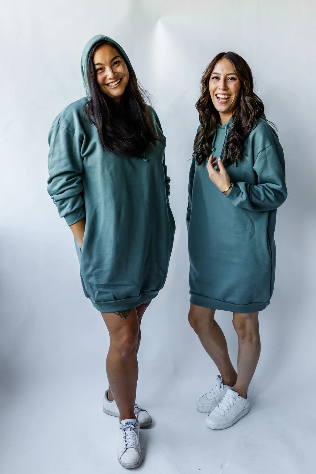 The Everyday Basics Hooded Sweatshirt Dress