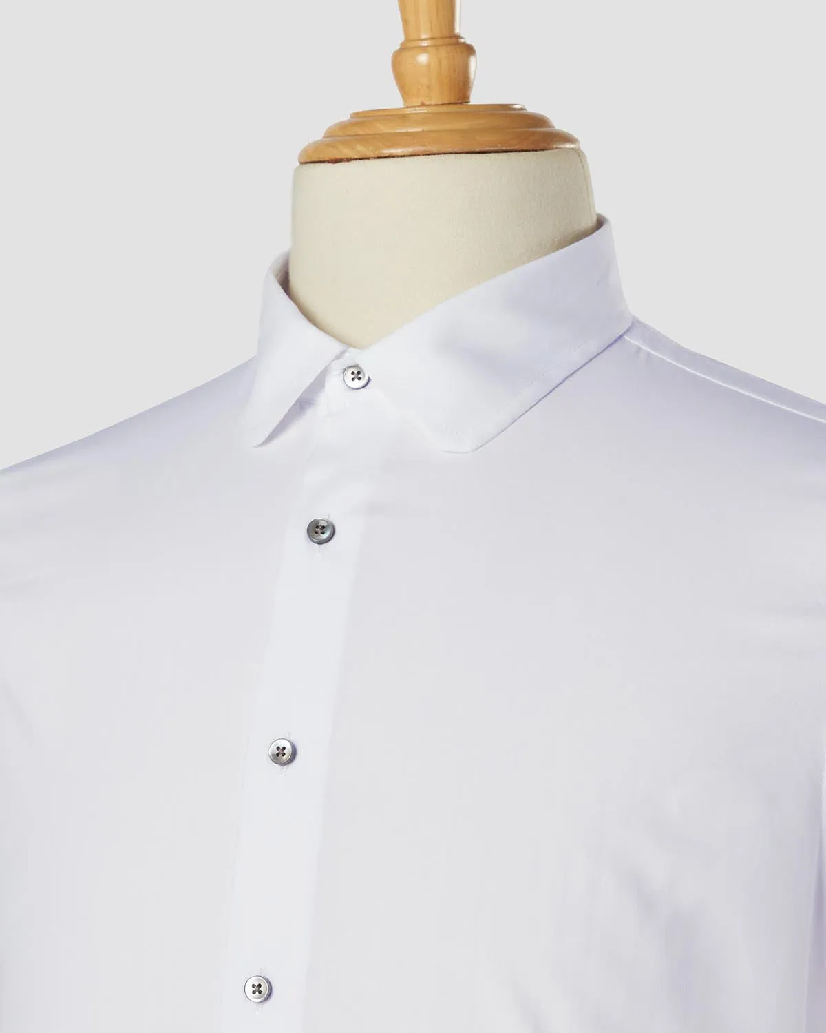 Thomas Mason Icicle Herringbone Shirt