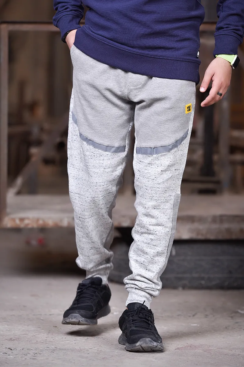 Trousers With An Elastic Waistband And Adjustable Drawstrings Tex-Grey