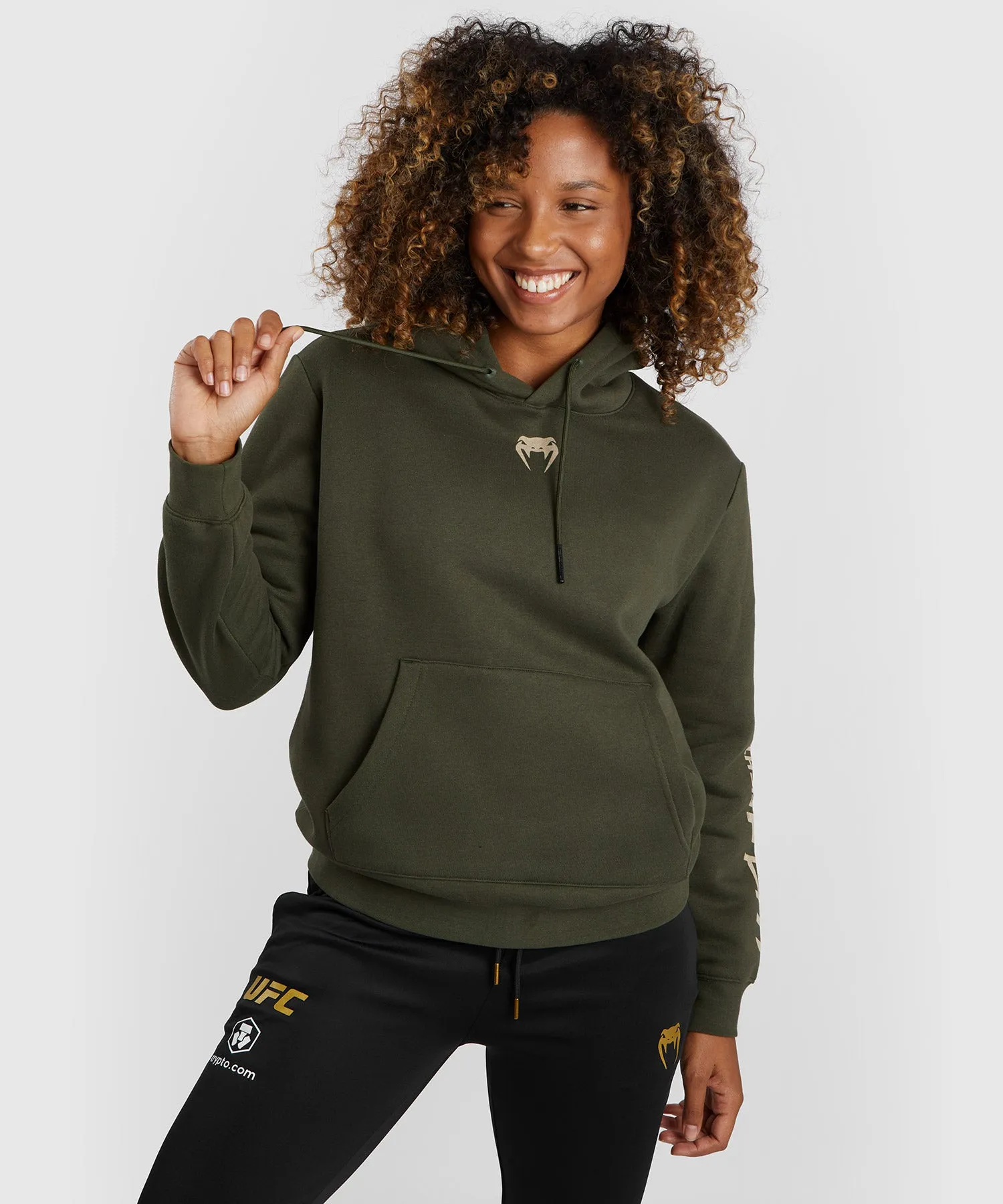 UFC Adrenaline by Venum Fight Week  Women’s Pullover Hoodie - Khaki