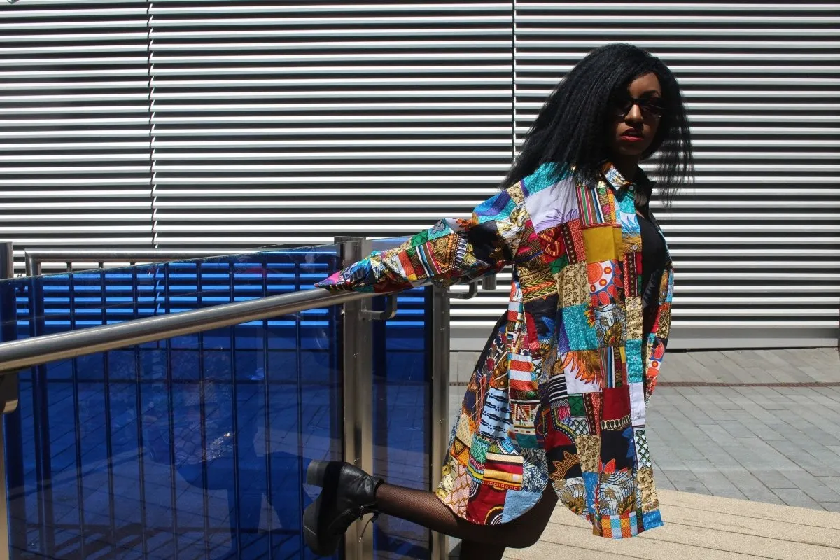 Women's African Shirt - Patchwork Shirt