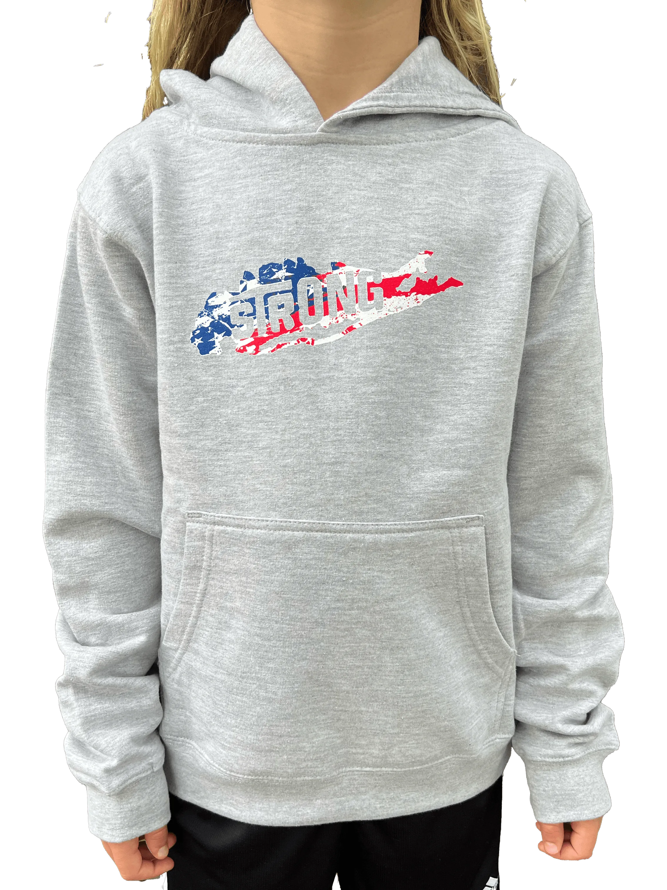 Youth American Flag Island Strong Hoodie