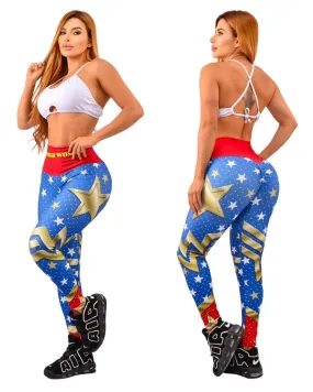 💫SUBLIMATED WONDER WOMAN COMIC LEGGINS🔥